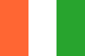 Nationalflagge der Elfenbeinkste