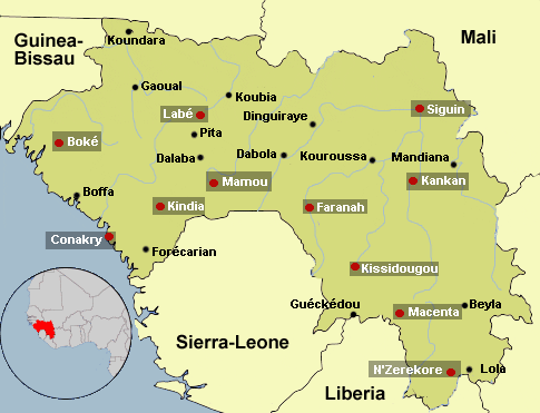 Map Guinea