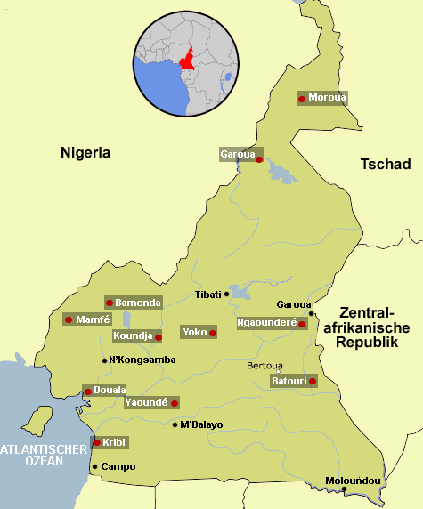 Map Kamerun