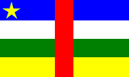 Flagge Zentralafrikas