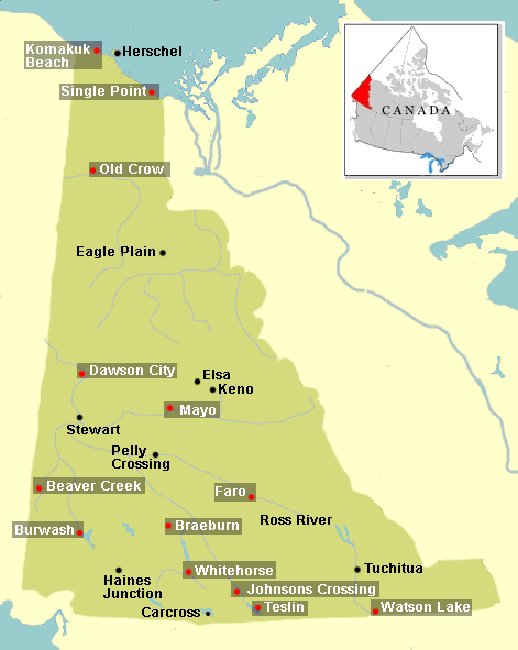 Map Yukon