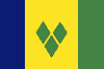 Nationalflagge von St. Vincent