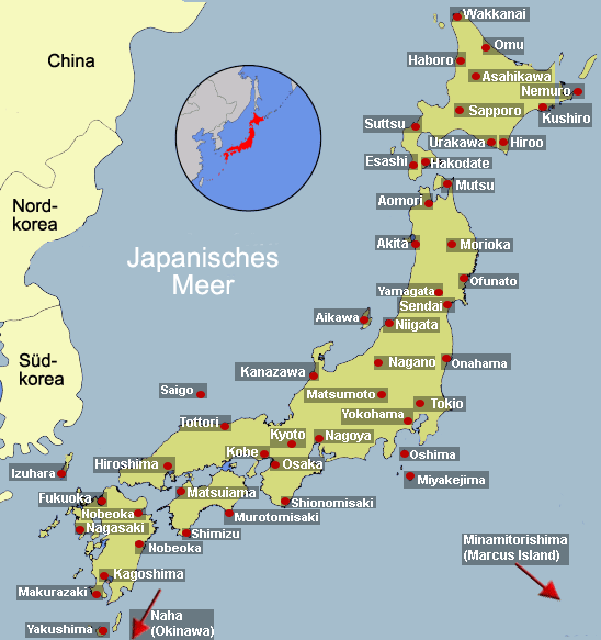 Images Of Japan. Map Japan