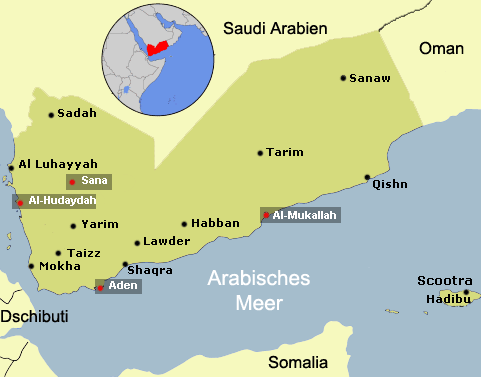Map Jemen