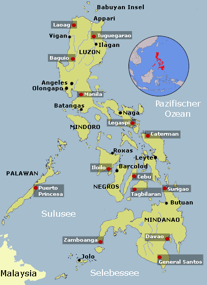 Map Philippinen
