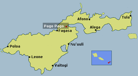 Map American Samoa
