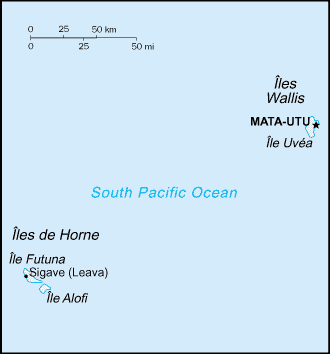Map Wallis - Hihifo