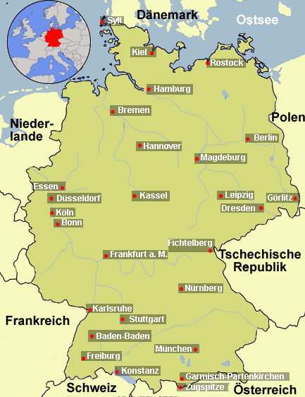 Map Deutschland