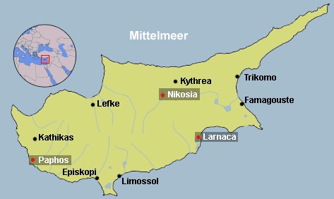 Map Zypern