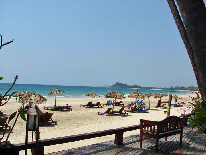 Hotel Amata Resort, der Strand 