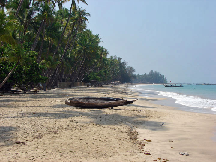Der Strand von Ngapali Beach