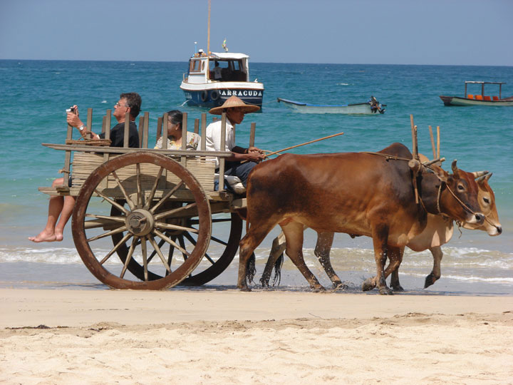 Der Strand von Ngapali Beach