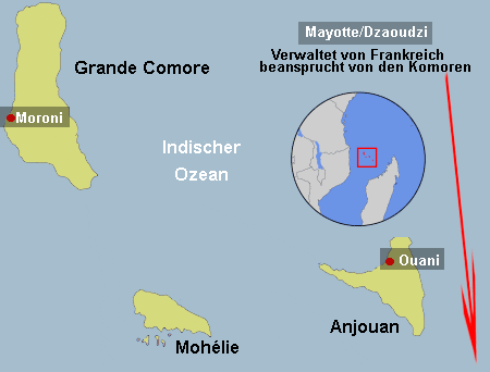 Map Komoren