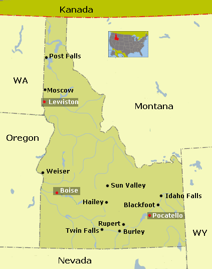 Map Idaho