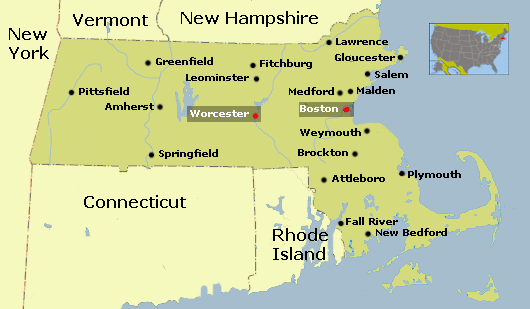 Map Massachusetts