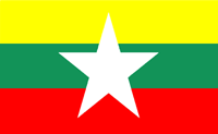 Flagge Myanmar