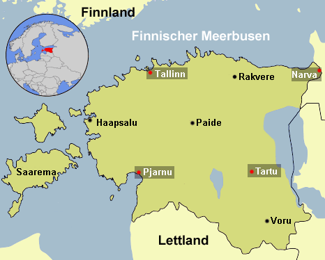 Map Estland