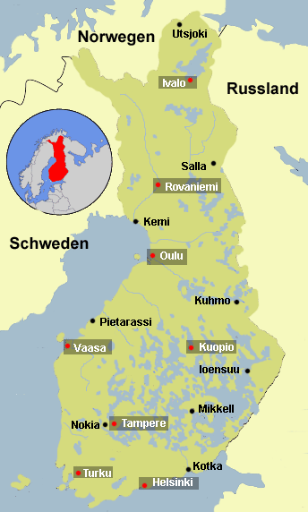 Map Finnland