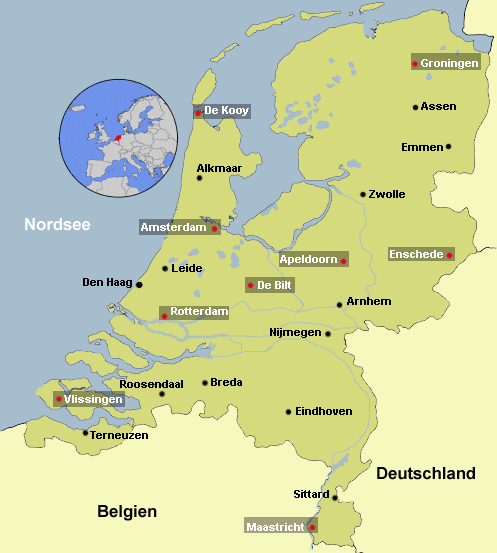 Map Niederlande